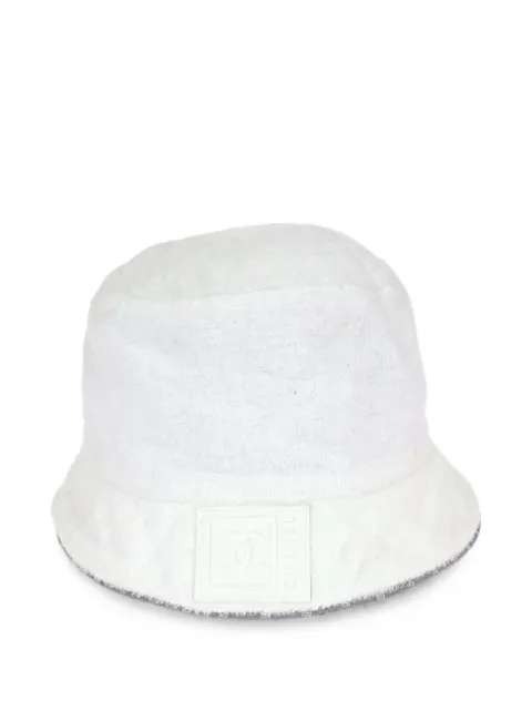CHANEL Pre-Owned 1990-2000s Sport Line bucket hat White 178098