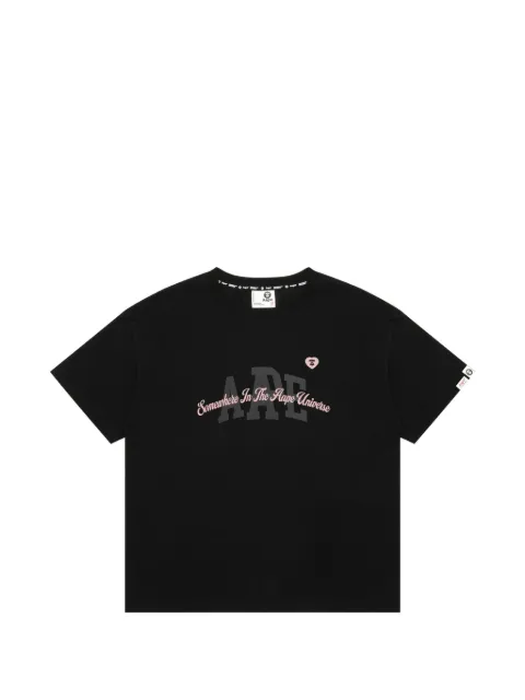 AAPE BY *A BATHING APE® graphic-print T-shirt Black ATE1894XXQ