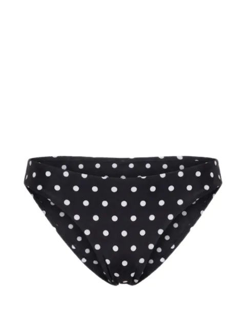 Nicholas Mira bikini bottom - black ivory polka dot Black S26SB181NB