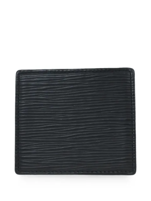 Louis Vuitton Pre-Owned 1999 Porte Monnaie Boite Épi coin wallet Black 196612