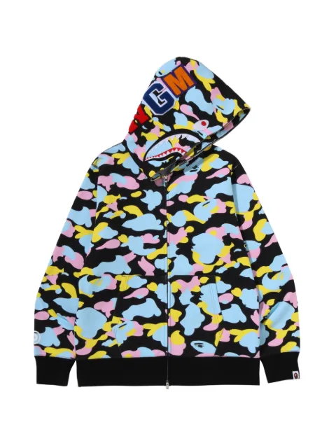 A BATHING APE® Shark Camo hoodie Black 001ZPM201005M