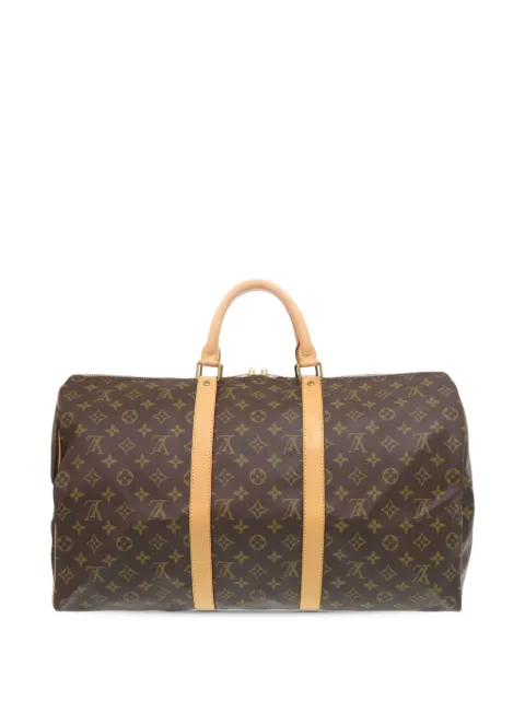 Louis Vuitton Pre-Owned 1991 Monogram Keepall 50 travel bag Brown FAUEI4Z0R4P63303
