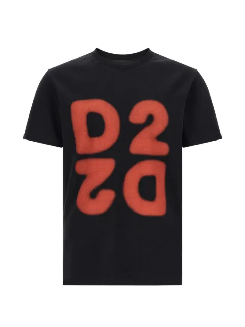 DSQUARED2 D2 Upside Down T-shirt Black S74GD1579D20106