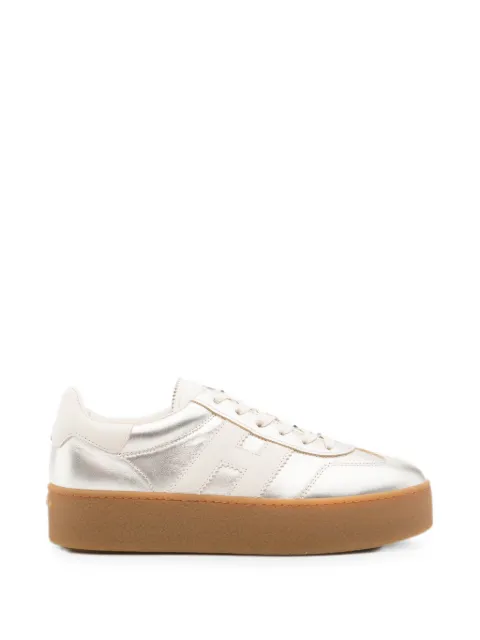 Hogan H698 metallic-effect sneakers Silver HXW6980FB60VGQ