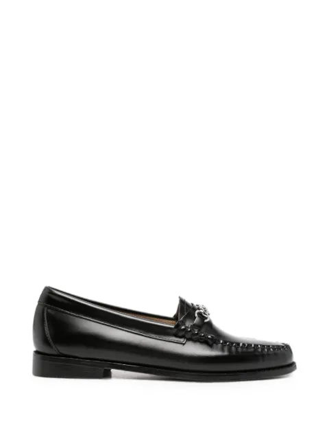 G.H.Bass Lianna horsebit leather loafers Black BA41075A