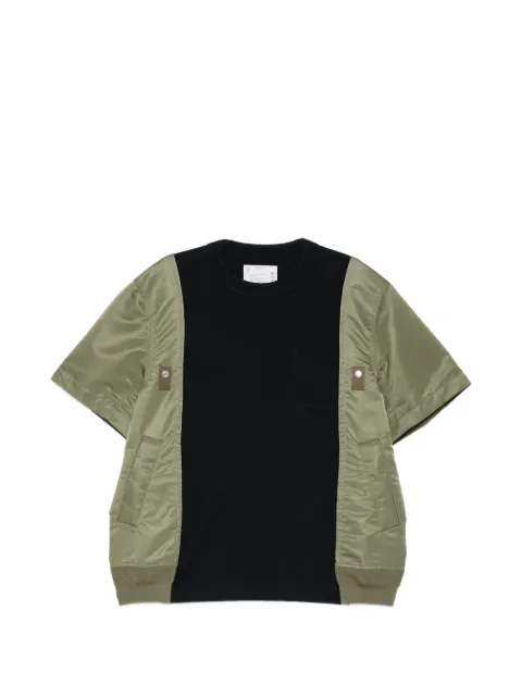 sacai docking T-shirt Blue SCM329