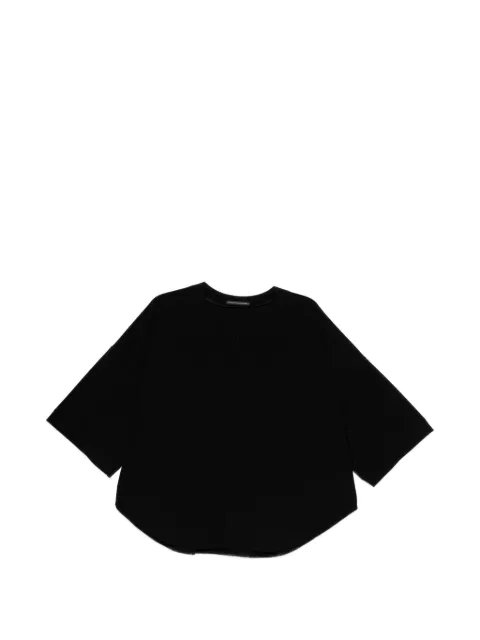 Y's jersey hooked blouse Black YVB05529