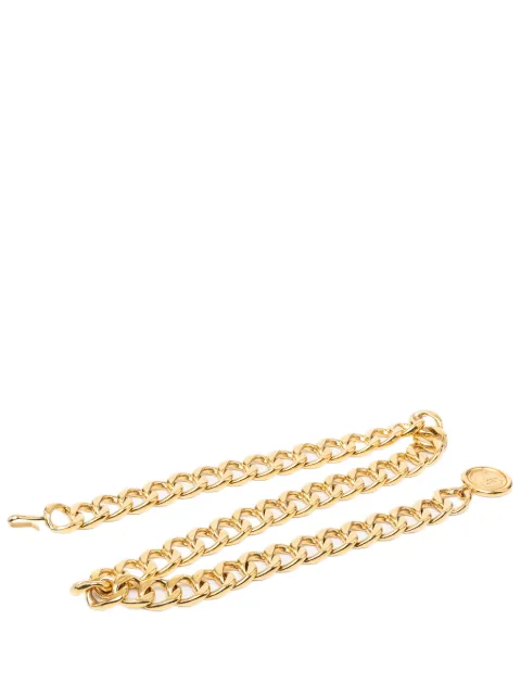CHANEL Pre-Owned 1950-1970 Gold Plated CC Medallion Chain belt Gold 3N1BIIGLTFIF0YCM