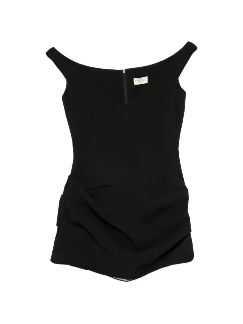 ARCINA ORI Avery draped dress Black HS25DR070