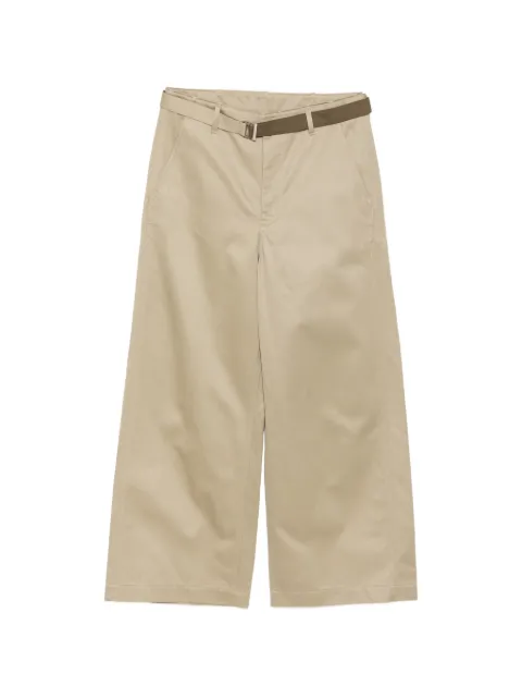 sacai wide chino pants Neutrals SCM313BEIGE