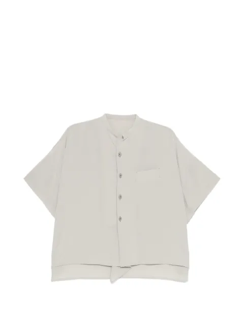 Y's crepe-de-chine shirt Grey YVB11500