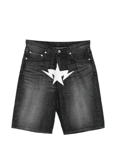 A BATHING APE® star-print shorts Black 001DSM301001M