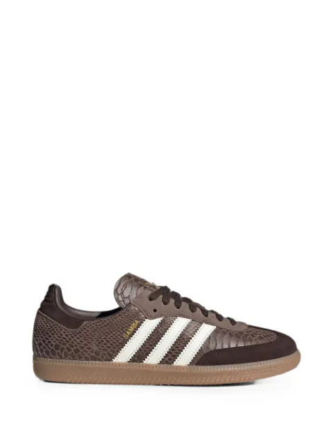 adidas Samba snakeskin-effect sneakers Brown KK3273