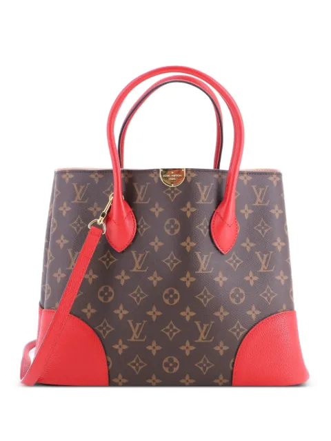 Louis Vuitton Pre-Owned Flandrin Handbag Monogram Canvas and Leather tote bag Brown LPE2DO3JI3K349CA
