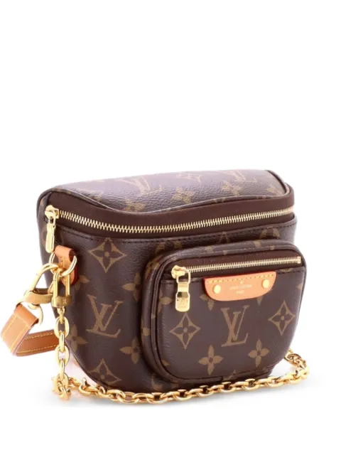 Louis Vuitton Pre-Owned Bum Bag Monogram Canvas Mini belt bag Brown EE49IUXNX8BHQCZM