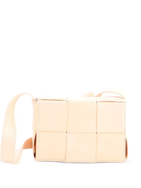 Bottega Veneta Pre-Owned Cassette Maxi Intrecciato Leather Candy crossbody bag Neutrals CDI929SMZ36B3ZFJ