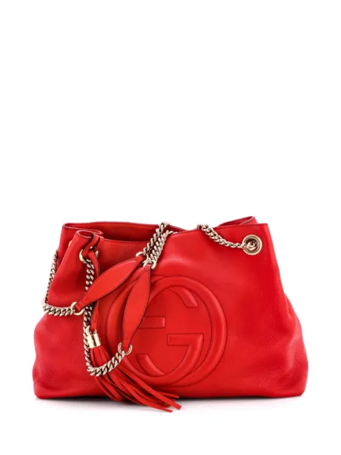Gucci Pre-Owned Soho Chain Strap Leather Medium shoulder bag Red 56SBUKLAT1CZ3SDK