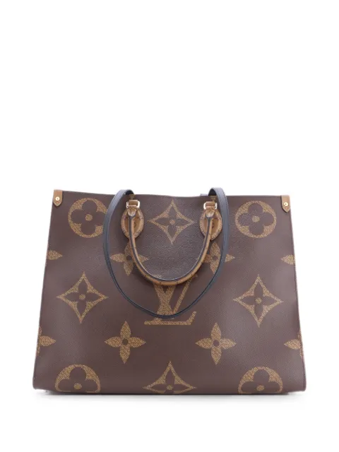 Louis Vuitton Pre-Owned OnTheGo Reverse Monogram Giant GM tote bag Brown 246LJU9C31TOCDHT