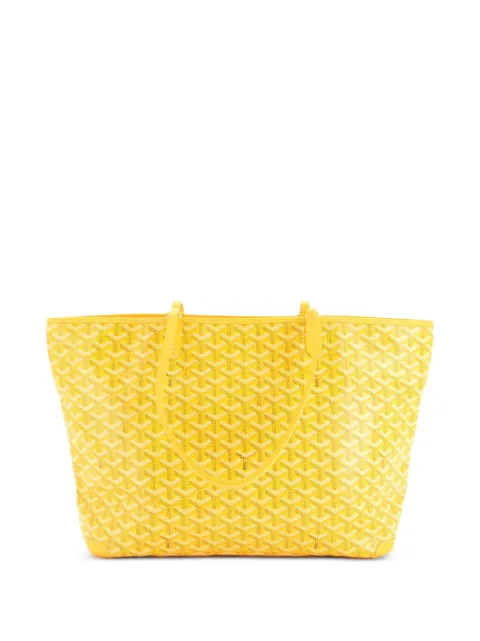Goyard Pre-Owned Artois Tote Coated Canvas MM shoulder bag Yellow DEUKP4UITMRZCRJI