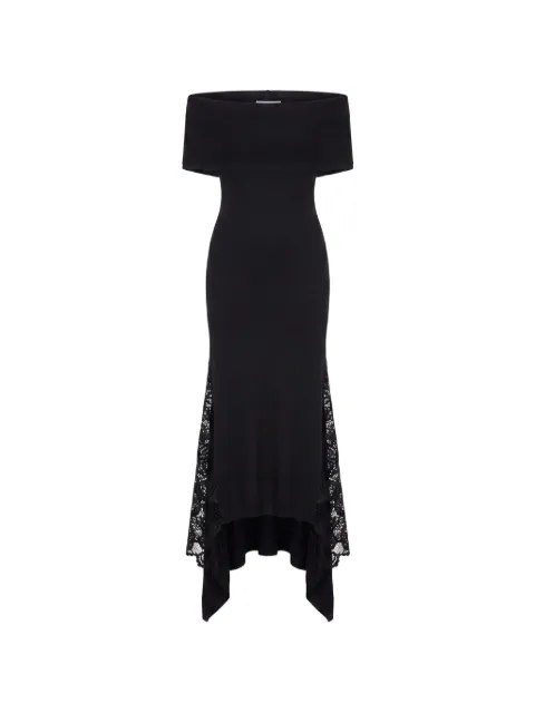 Monse off-shoulder asymmetric dress Black MP260123CHA