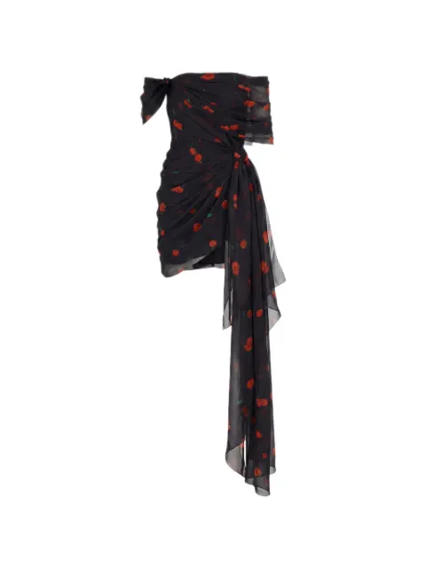 Monse cherry-print mini dress Black MP260202SGF