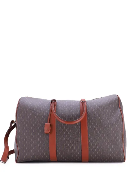 Saint Laurent Pre-Owned Le Monogramme Duffle Bag Monogram All Over Coated Canvas and Leather 72H travel bag Brown ONFMUE8BQJVQU70C