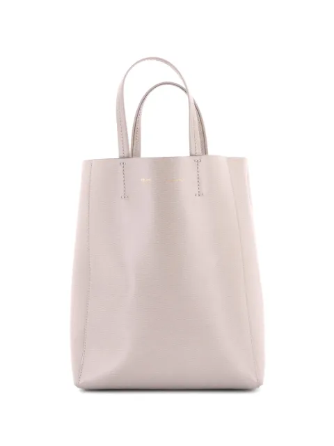 Celine Pre-Owned Vertical Cabas Grained Calfskin Small tote bag Grey O32OP9YY76L3V1N9