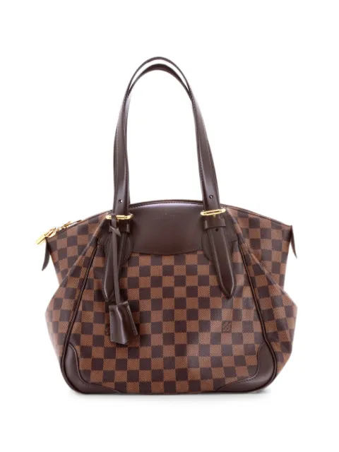 Louis Vuitton Pre-Owned Verona Handbag Damier MM shoulder bag Brown L0YGOOFYH1LY2675