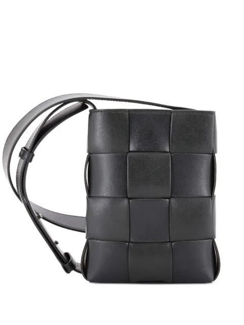 Bottega Veneta Pre-Owned Cassette Phone Holder Maxi Intrecciato Leather crossbody bag Green ESUM4S9BHJYXZIIU