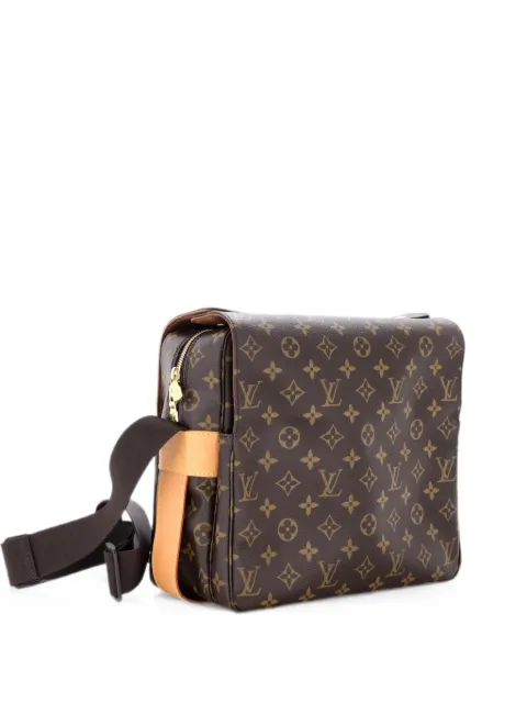 Louis Vuitton Pre-Owned Naviglio Handbag Monogram Canvas crossbody bag Brown EJEKVNF1R4Q7V3PX