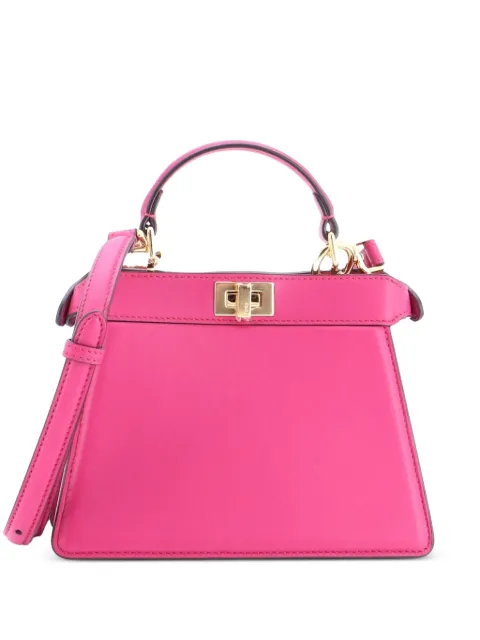 Fendi Pre-Owned Peekaboo ISeeU Bag Leather Petite crossbody bag Pink E9VA52BP21JZEK79