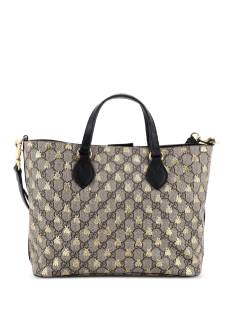 Gucci Pre-Owned Convertible Soft Printed GG Coated Canvas Small tote bag Brown BCGQC9P277ZQ706L
