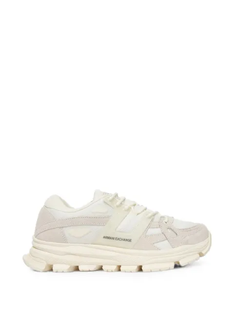 Armani Exchange panelled chunky-sole sneakers Neutrals XM001678AF17356