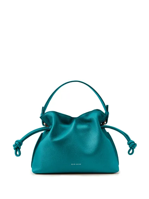 Esin Akan Midi Emma grain leather cross body bag Green MDEMMATEAL