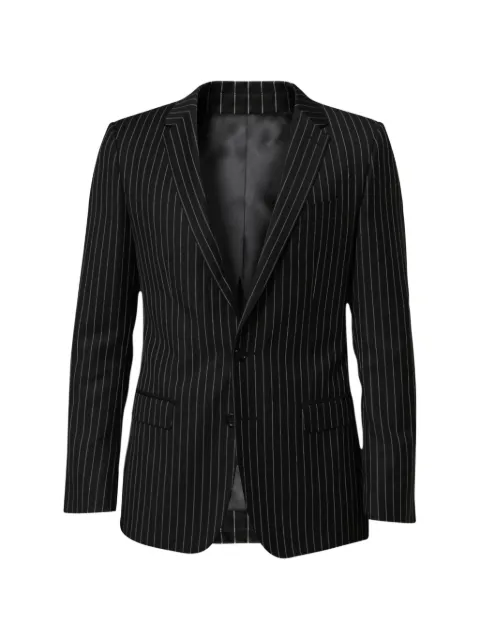 Dolce & Gabbana Martini pinstripe blazer Black F29DVTFR2XI