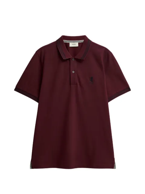 Pringle of Scotland piqué tipped polo shirt Red PMX092