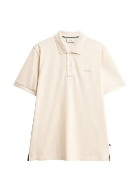 Pringle of Scotland pique polo shirt Neutrals PMM985