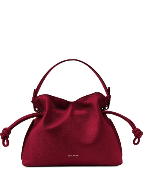 Esin Akan Midi Emma drawstring cross body bag Red MDEMMACHERRY