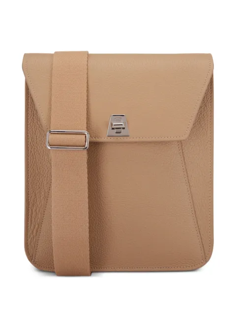 Akris grained leather turn-lock cross body bag Neutrals AC091910PA900234