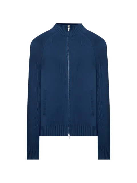 Brunello Cucinelli zip-up raglan-sleeve cardigan Blue M2859906C9078
