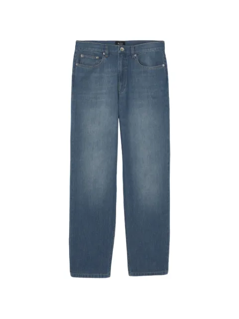 A.P.C. Martim faded straight-leg jeans Blue COHPUH09121