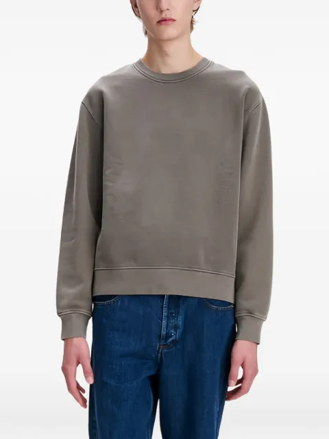 A.P.C. logo-print boxy sweater Grey COHBTH37046LAC