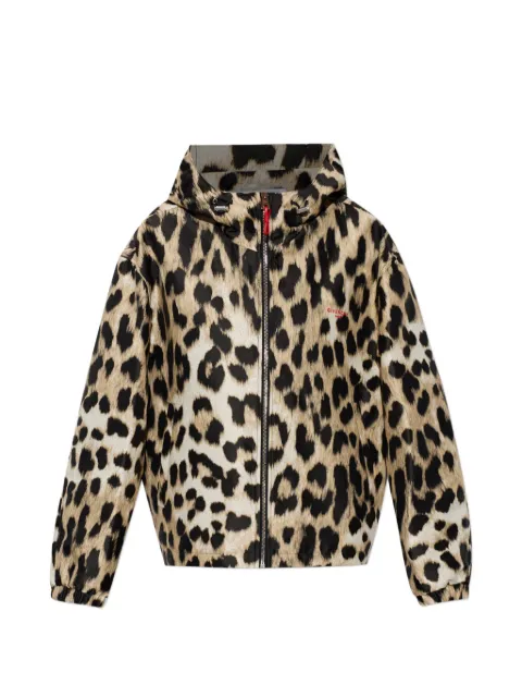 Givenchy leopard jacquard windbreaker Neutrals BW00W716VJ250