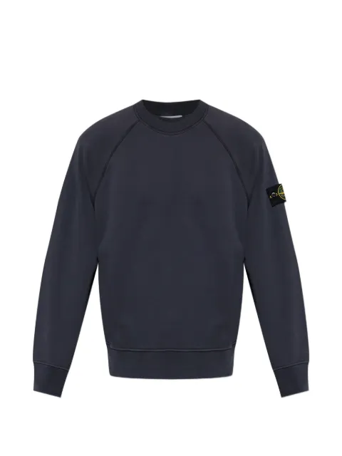 Stone Island logo-patch sweatshirt Blue L2S156100008S0051