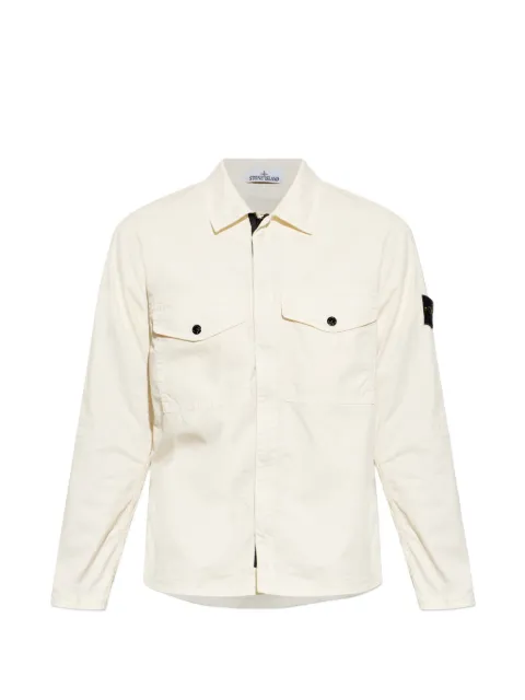 Stone Island logo-patch jacket Neutrals L2S151200003S0A10