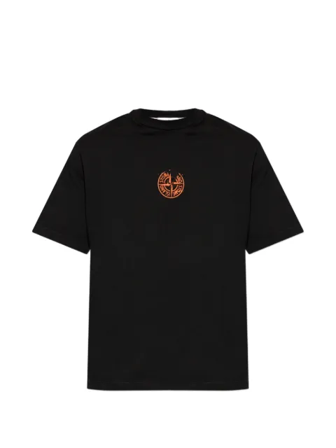 Stone Island logo-print cotton T-shirt Black L2S152100001S0533