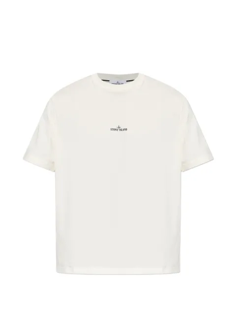 Stone Island combed jersey T-shirt White L2S152100001S0534