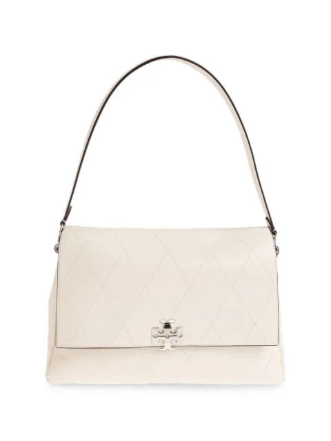 Tory Burch Charlie quilted leather shoulder bag Neutrals 1858050
