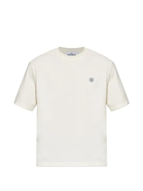 Stone Island combed jersey T-shirt White L2S152100030S0500