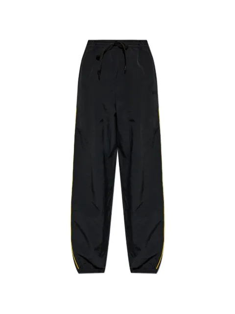 Moschino tape-measure side-stripe track pants Black 262ZZA03085226